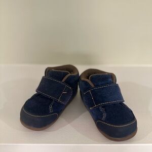 See Kai Run Navy and Brown Baby Shoes